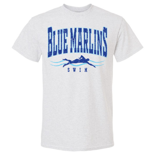 Blue Marlins Swim Team T Shirt